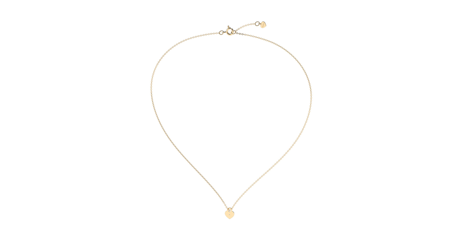 Diamond necklace Little Love Lock