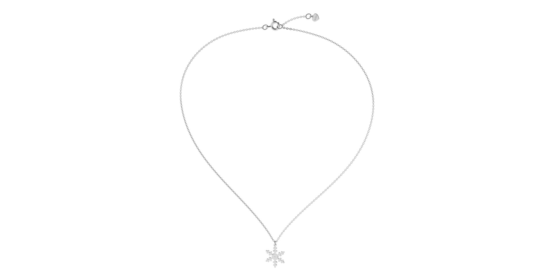Diamond necklace Snowflake