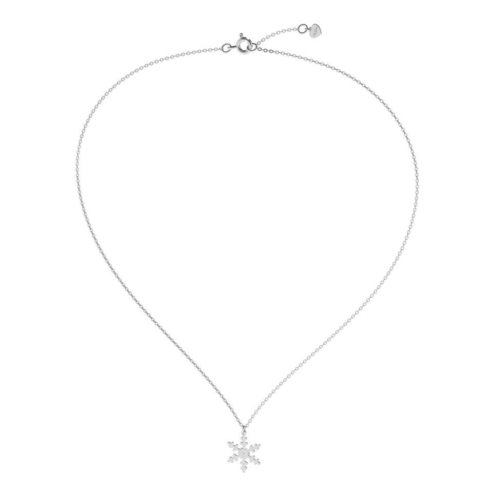 Diamond necklace Snowflake