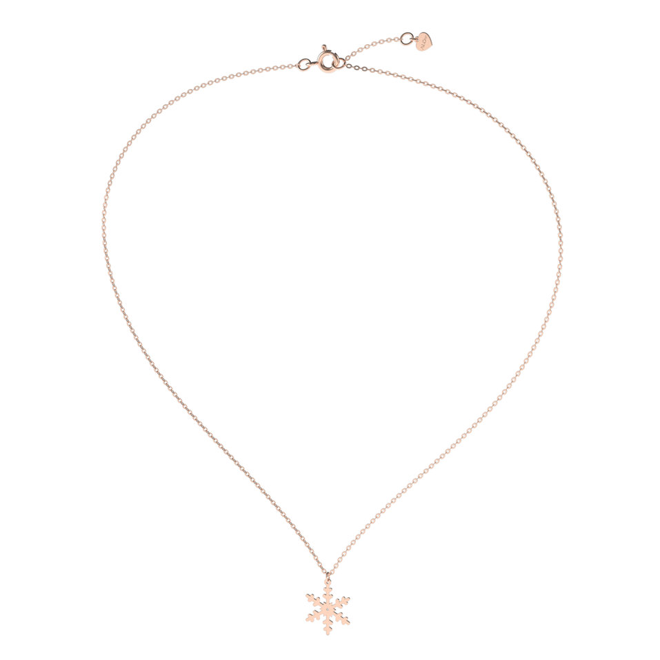 Diamond necklace Snowflake