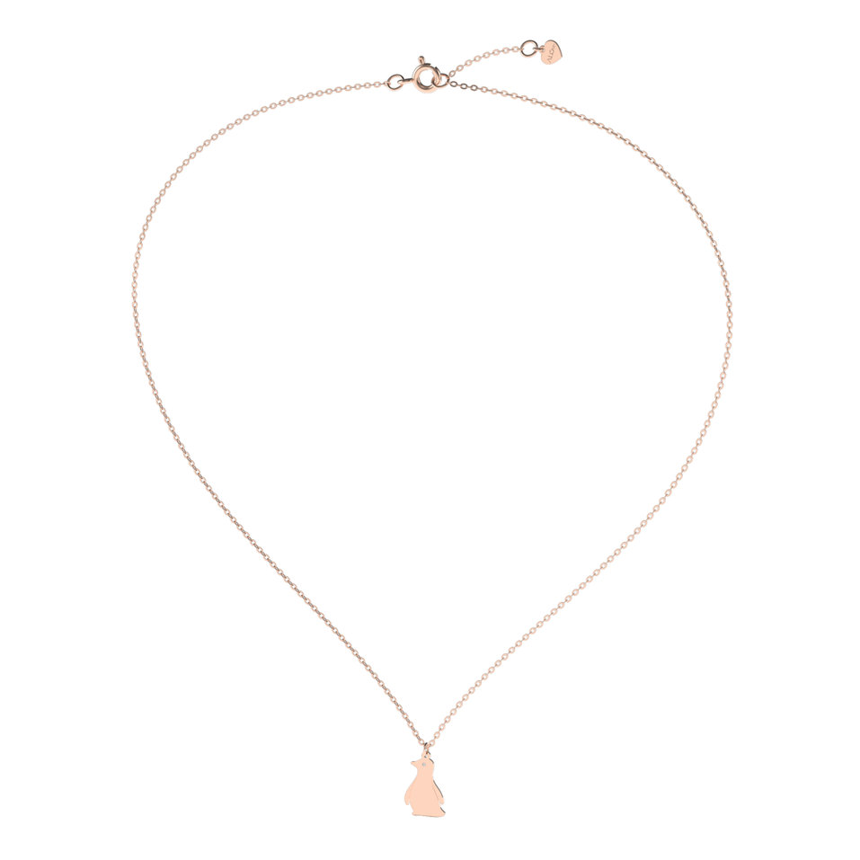 Diamond necklace Penguin
