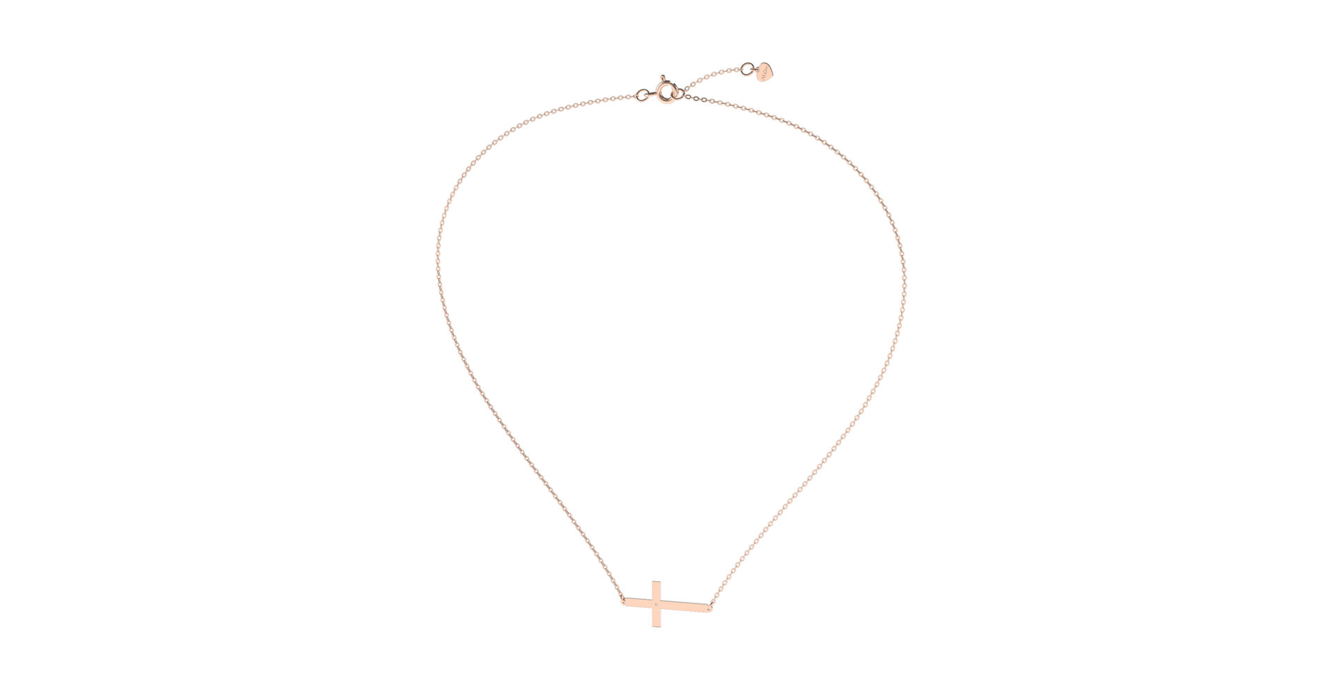 Diamond necklace Cross