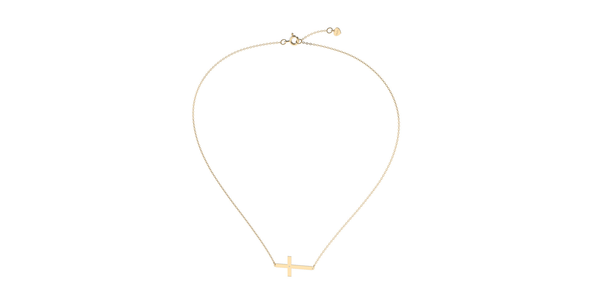 Diamond necklace Cross