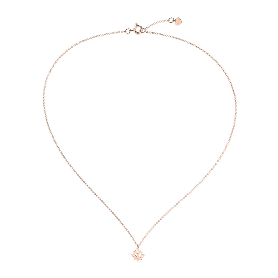 Diamond necklace Little Lotus