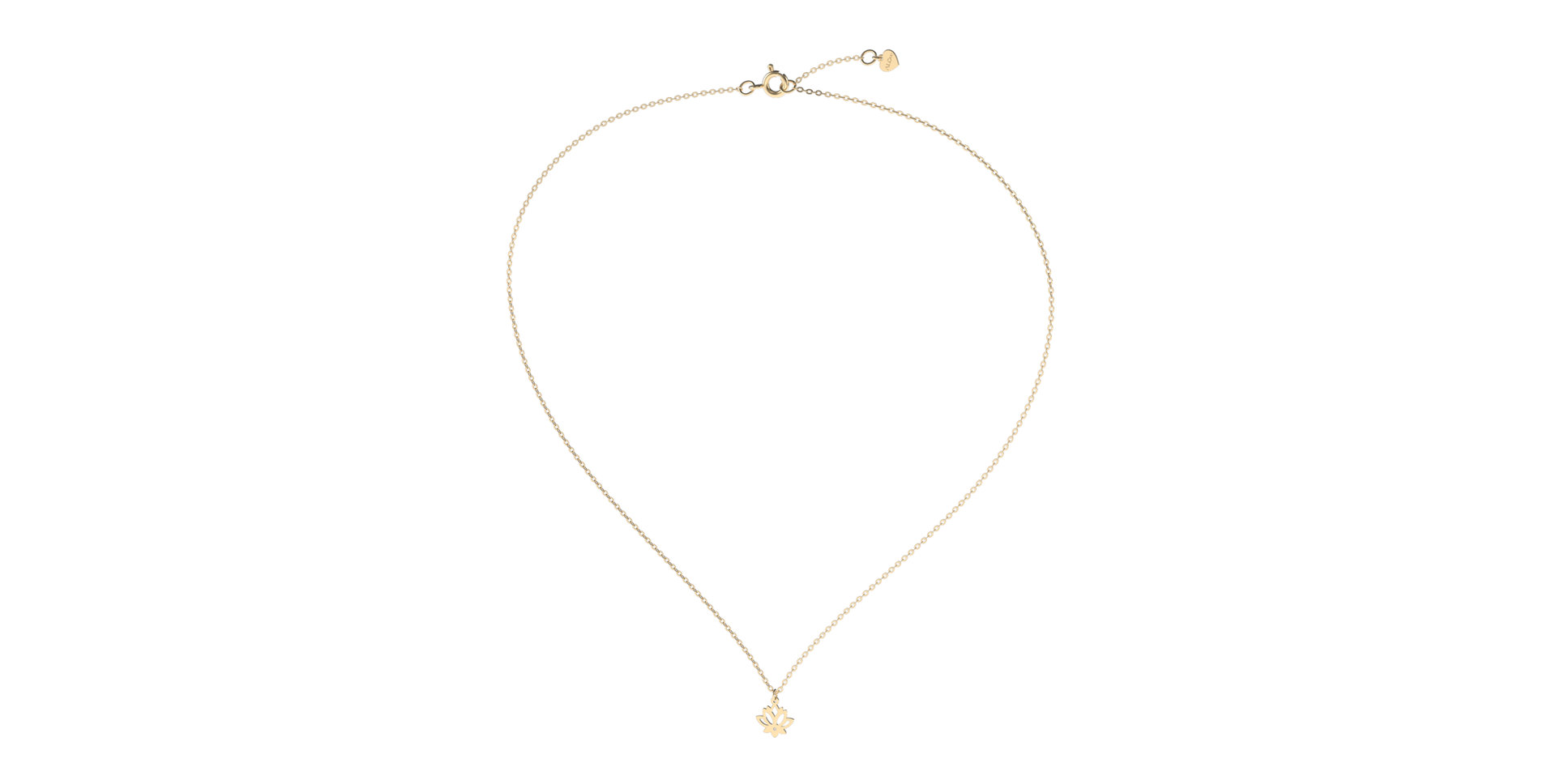 Diamond necklace Little Lotus