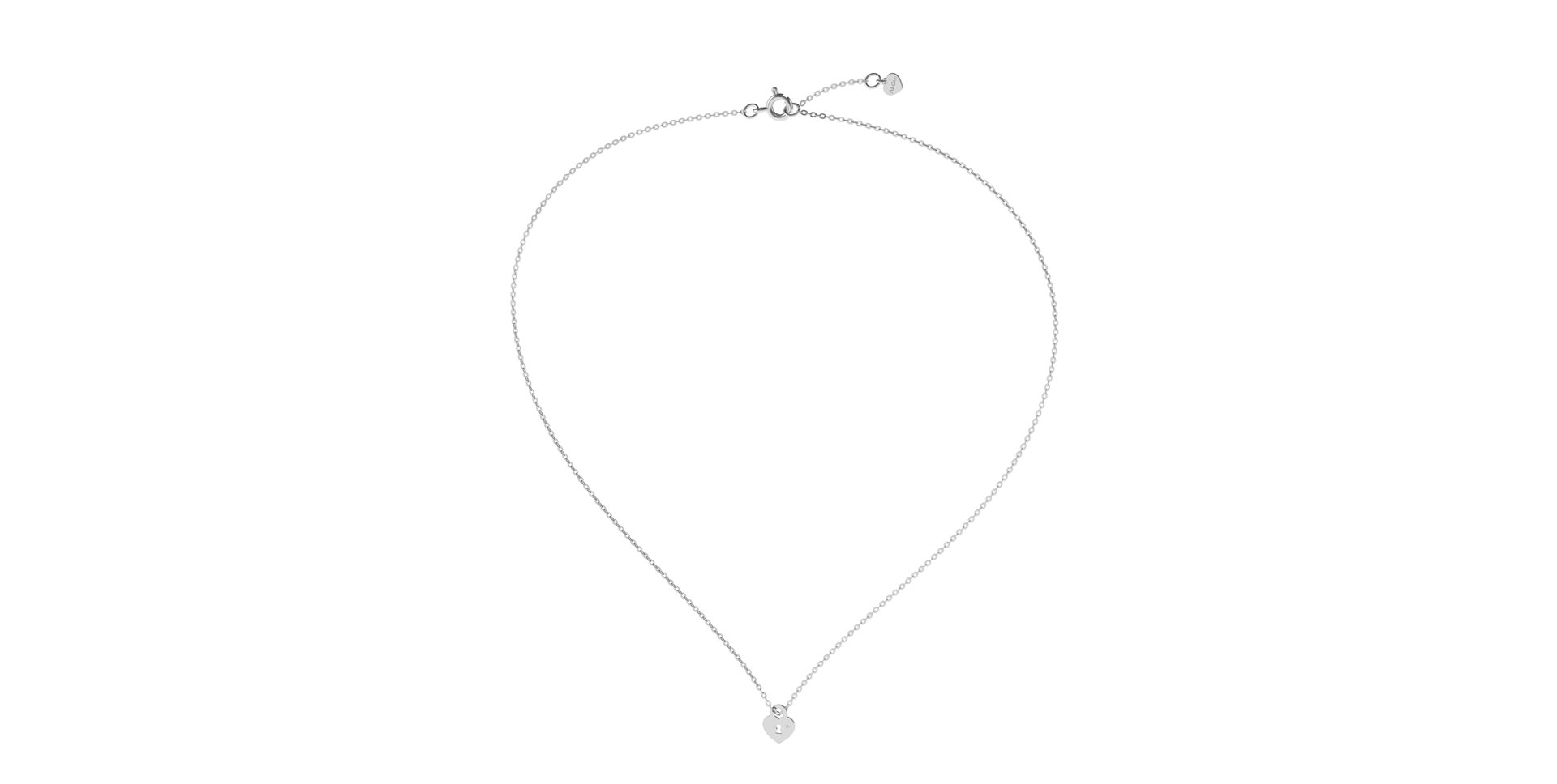 Diamond necklace Little Heart Lock