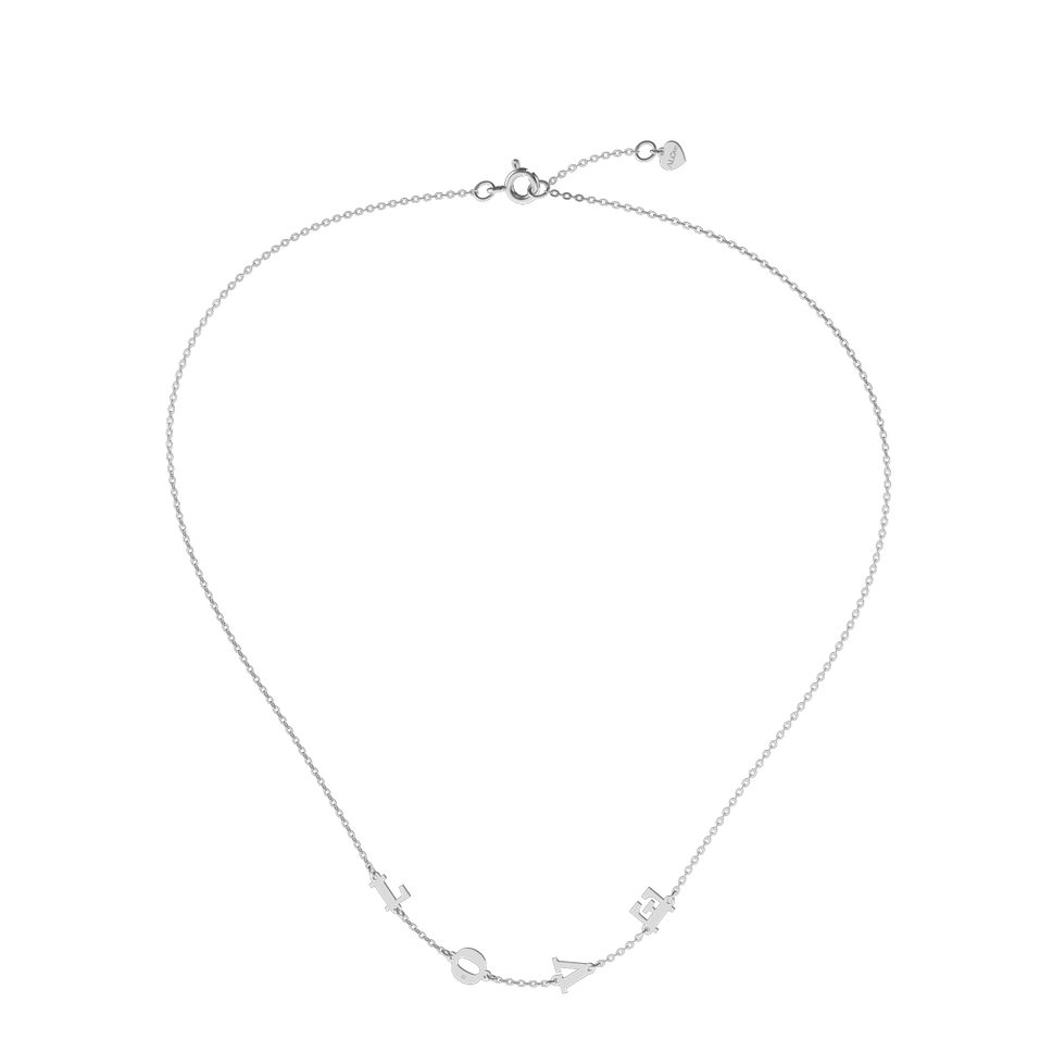 Diamond necklace Love Letters