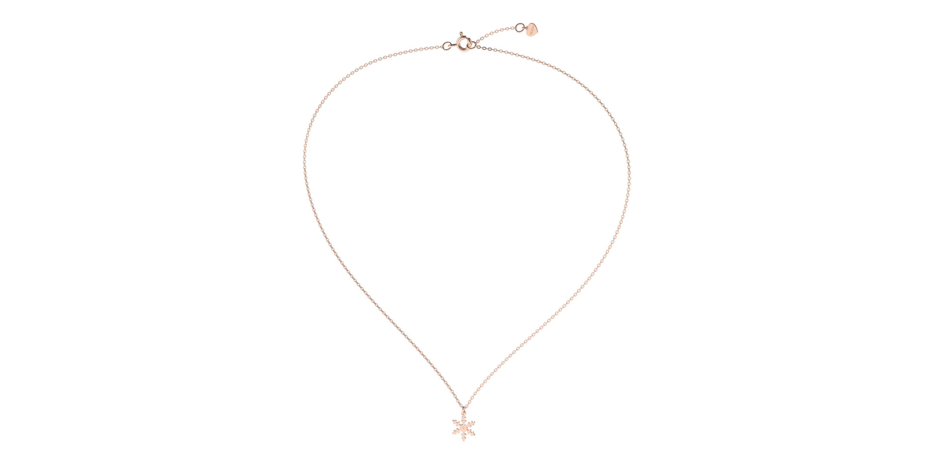 Diamond necklace Little Snowflake