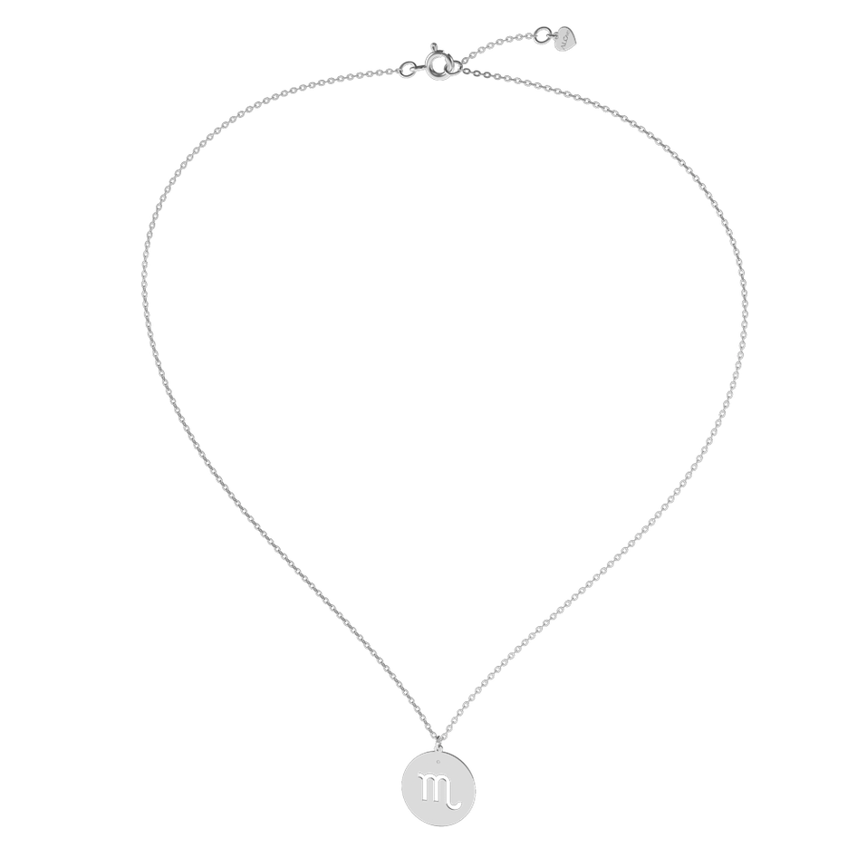 Diamond necklace Scorpio