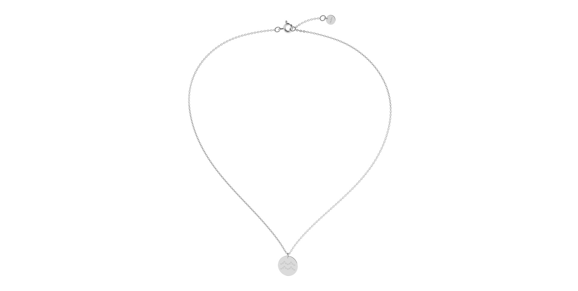 Diamond necklace Aquarius