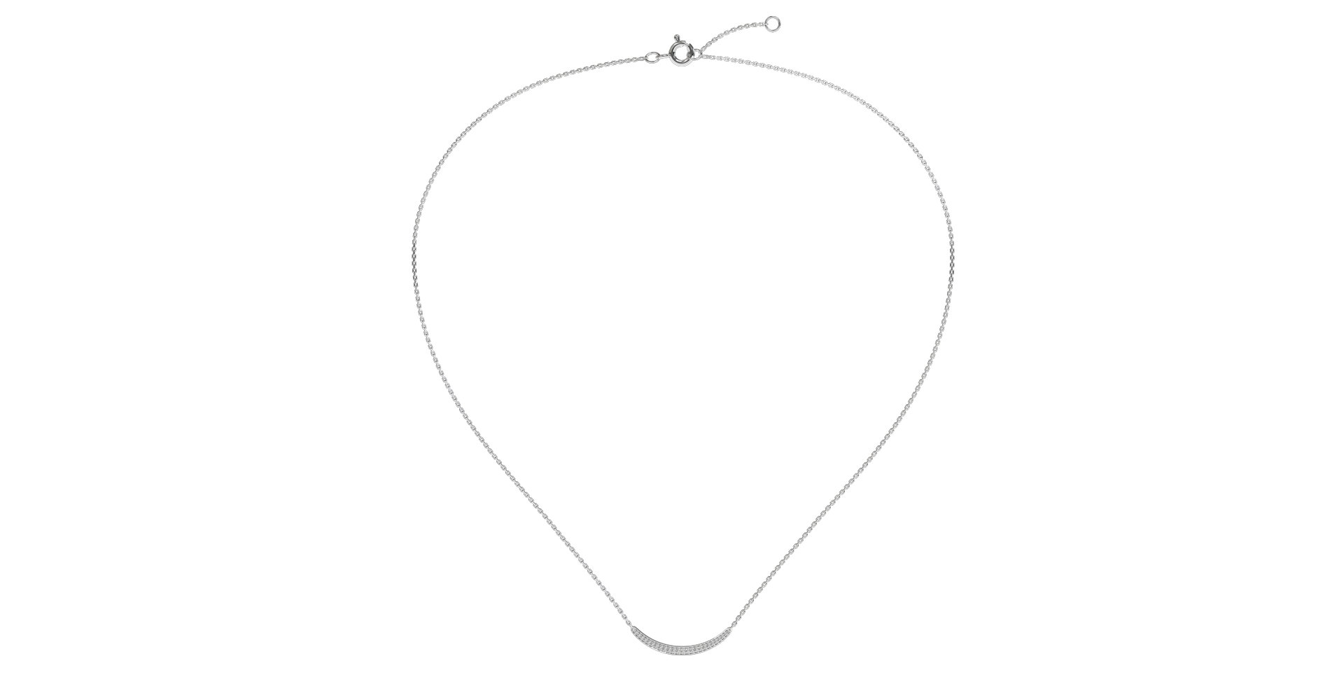 Diamond necklace Sparkling Line