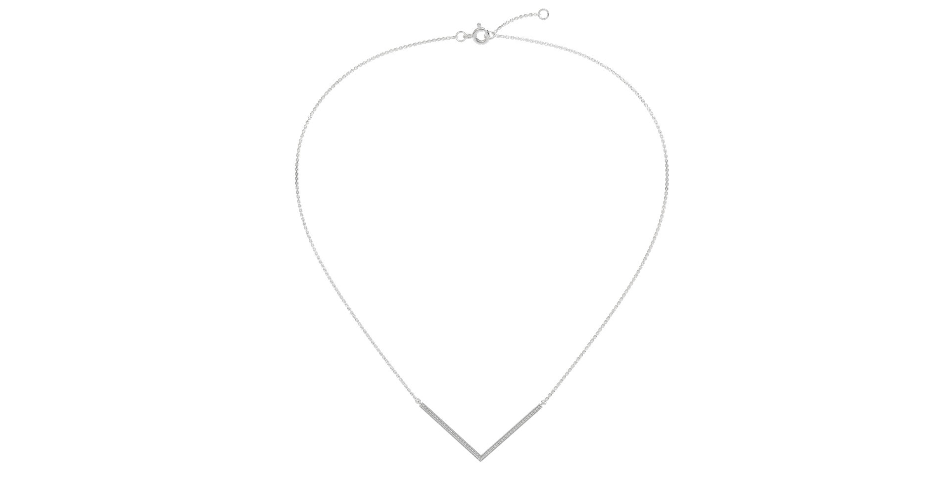 Diamond necklace Victory Line