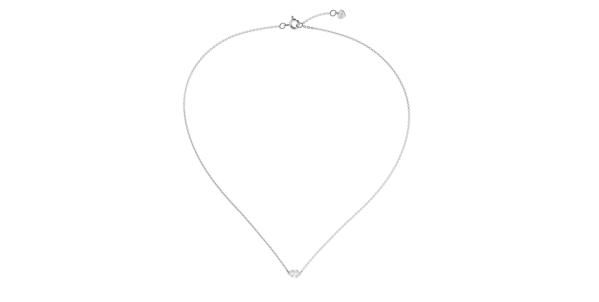 Diamond necklace Lucky Three