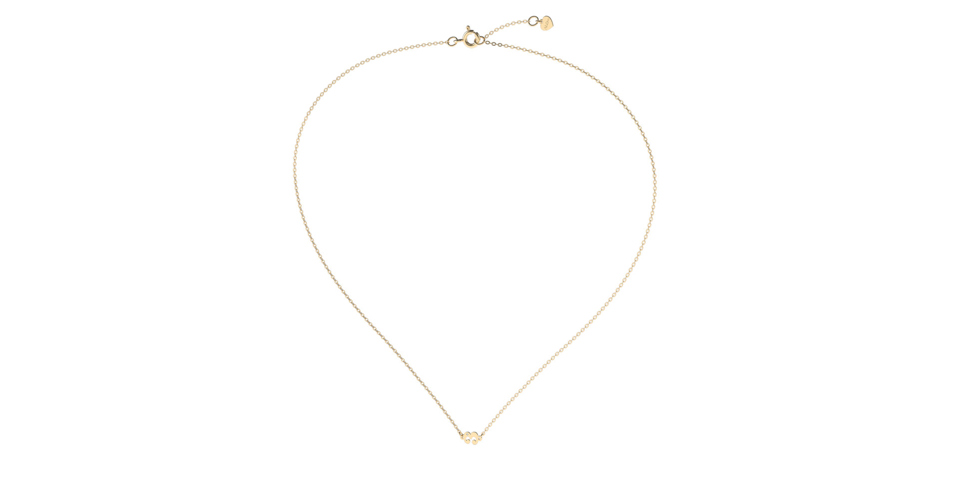 Diamond necklace Lucky Three