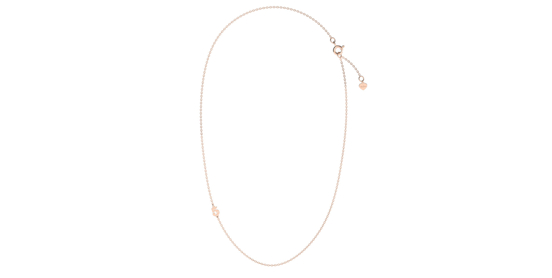 Diamond necklace Lucky Five