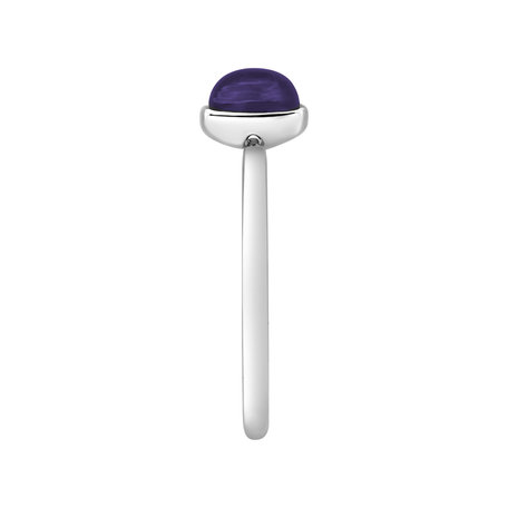 Ring with Iolit Bonbon