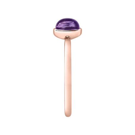 Ring with Amethyst Brazil Bonbon