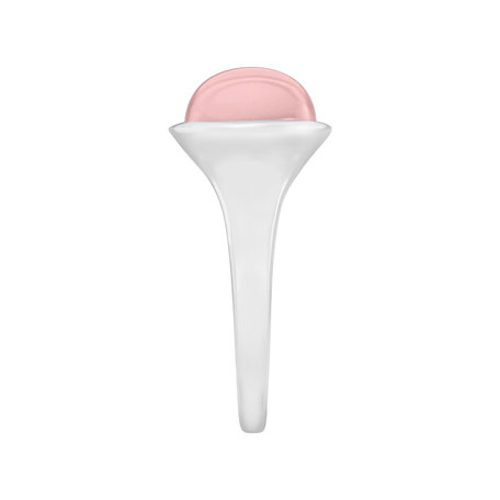 Ring with Rose Quartz Bonbon