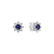 Diamond earrings with Sapphire Celestial Romance3
