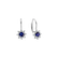 Diamond earrings with Sapphire Celestial Romance3