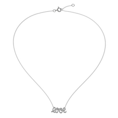 Diamond necklace Glittering Love