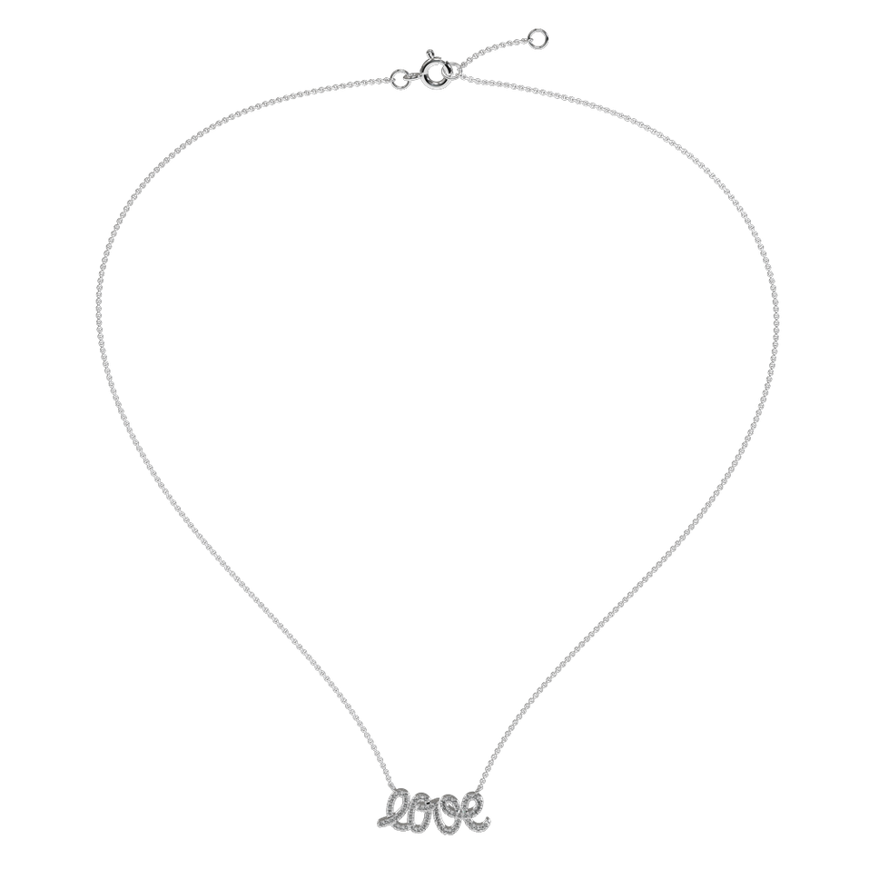 Diamond necklace Glittering Love