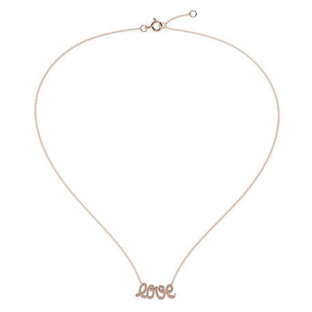 Diamond necklace Glittering Love