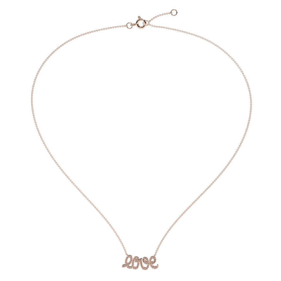 Diamond necklace Glittering Love