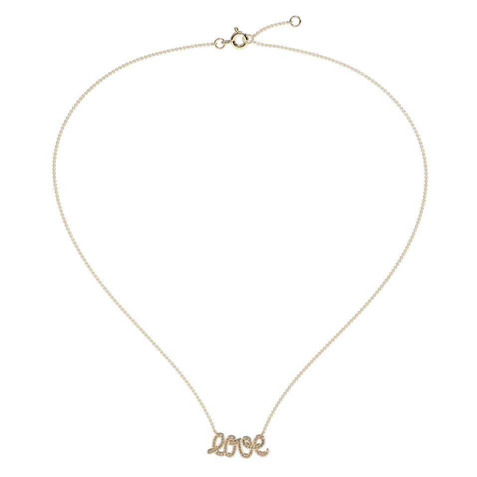 Diamond necklace Glittering Love