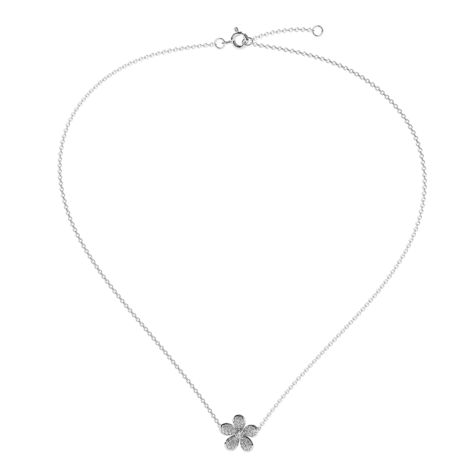 Diamond necklace Flower