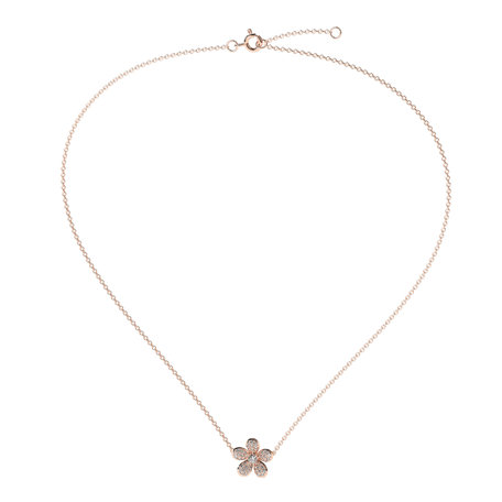 Diamond necklace Flower