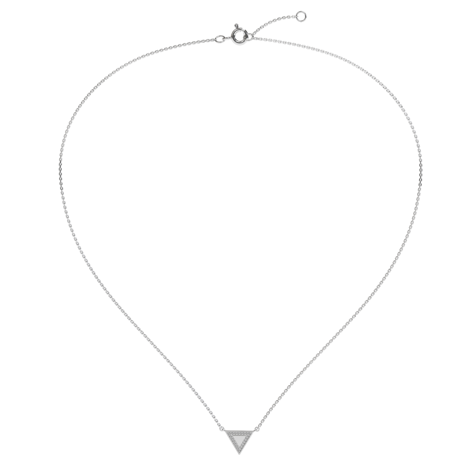 Diamond necklace Charming Triangle