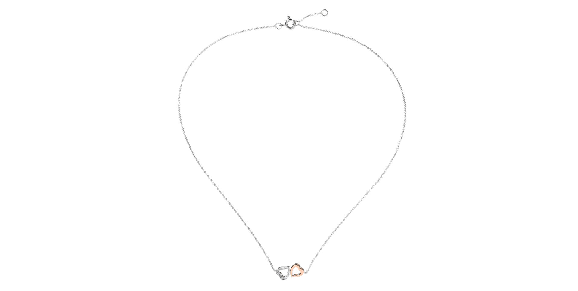 Diamond necklace Lovely Heart