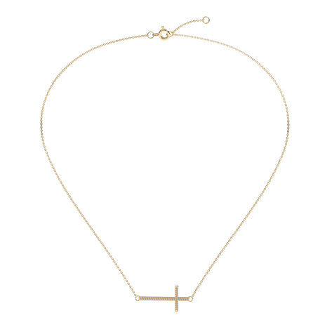 Diamond necklace Cross
