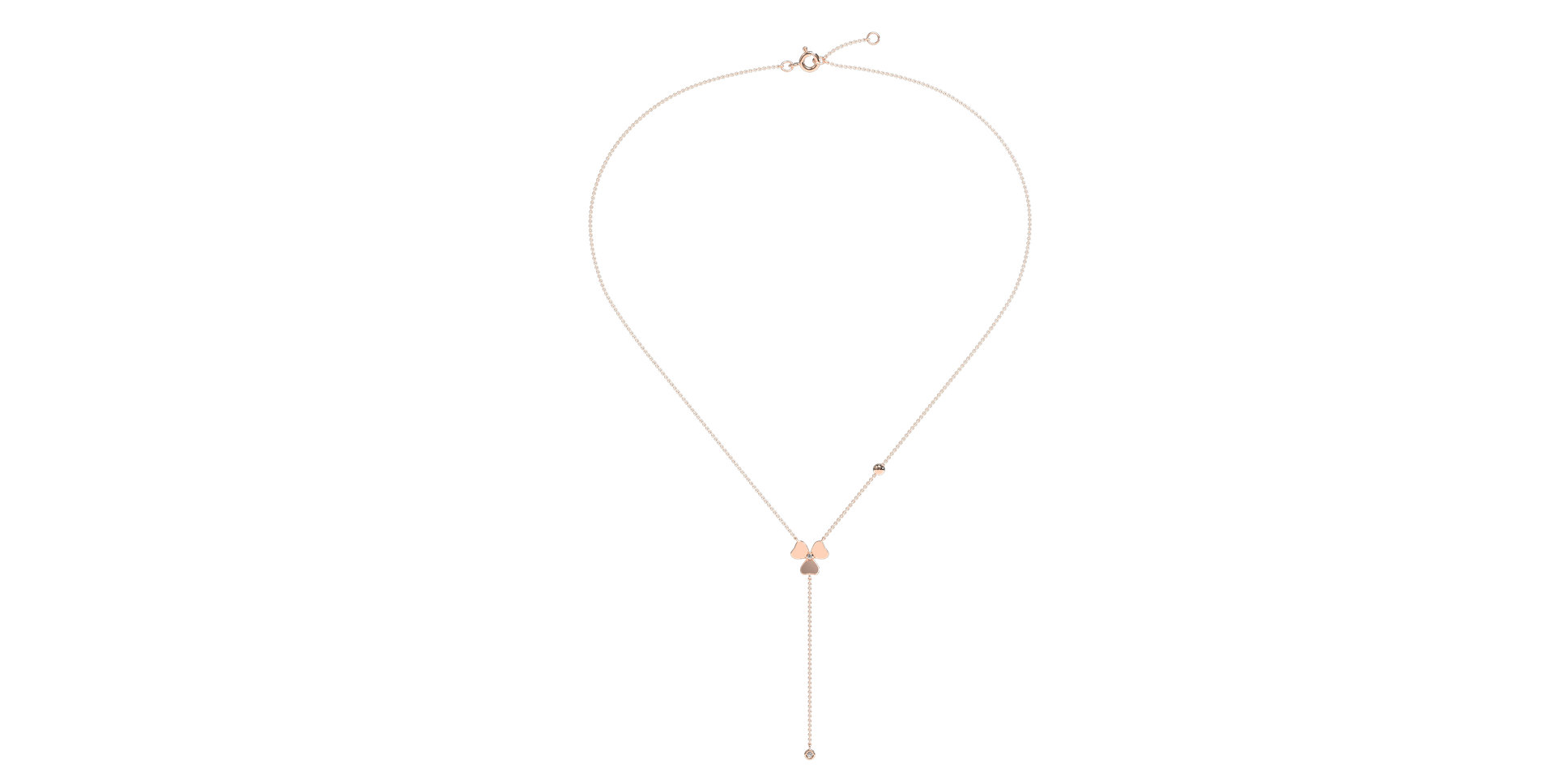 Diamond necklace Shiny Petals