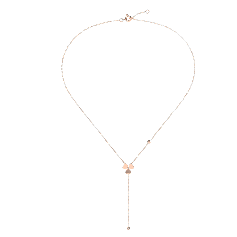 Diamond necklace Shiny Petals