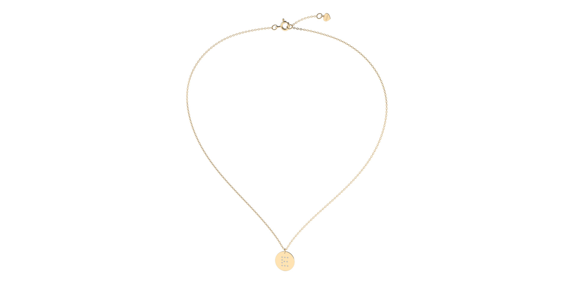 Diamond necklace Diamond Coins E