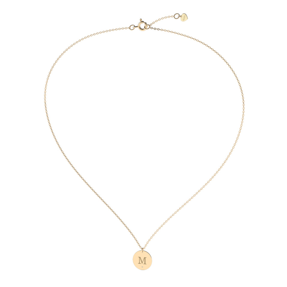 Diamond necklace Big Coins M