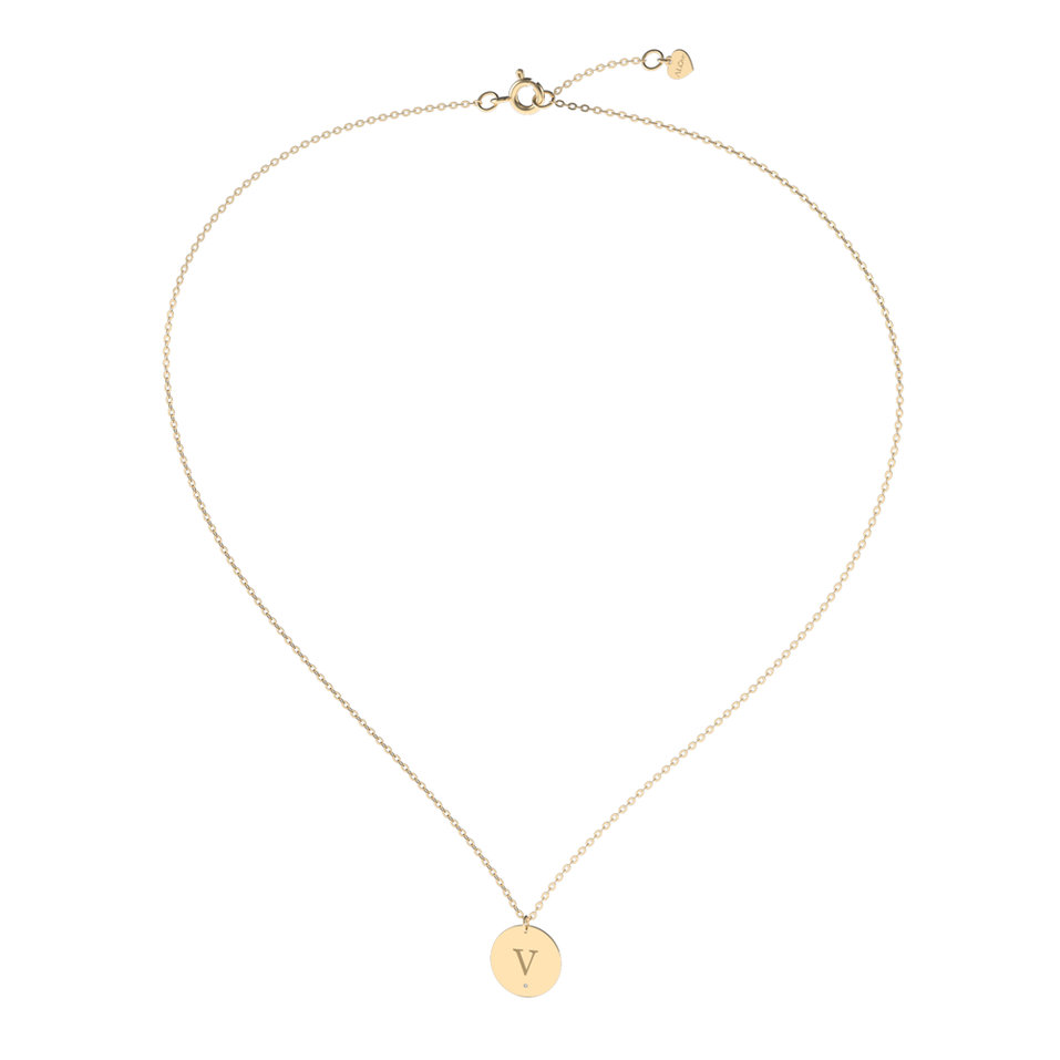 Diamond necklace Big Coins V