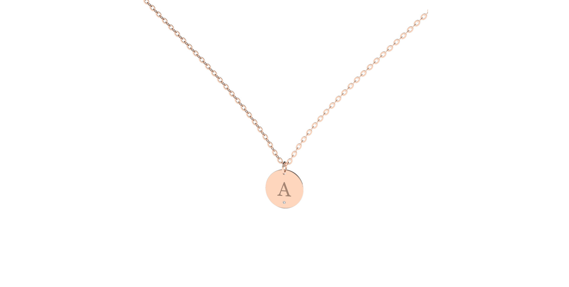 Diamond necklace Little Coins A