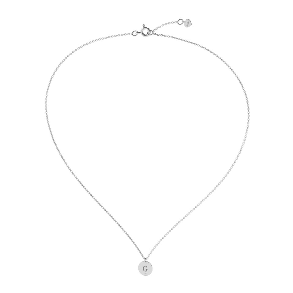 Diamond necklace Little Coins G