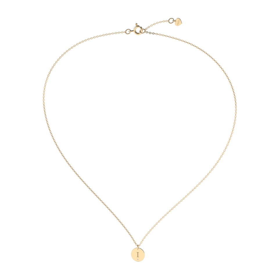 Diamond necklace Little Coins I