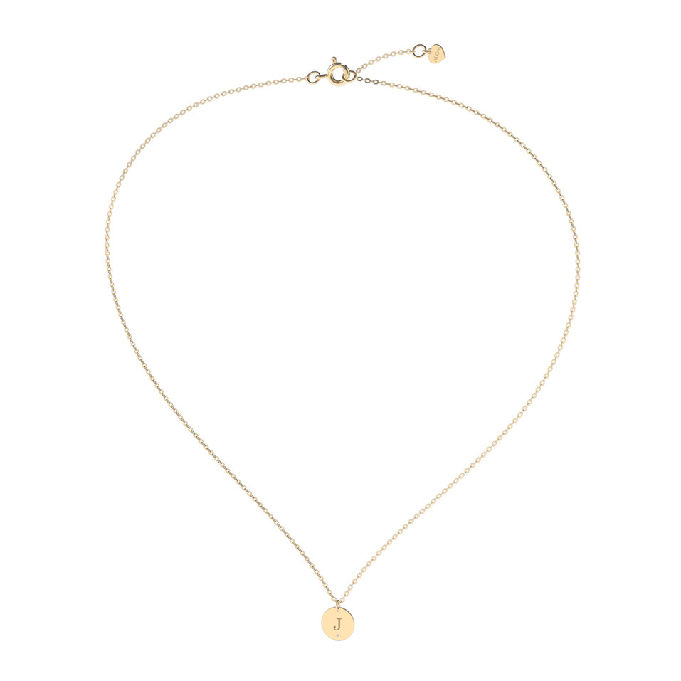 Diamond necklace Little Coins J