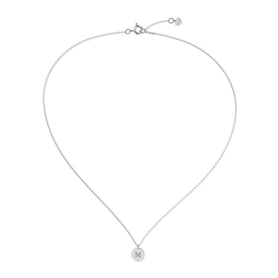 Diamond necklace Little Coins M