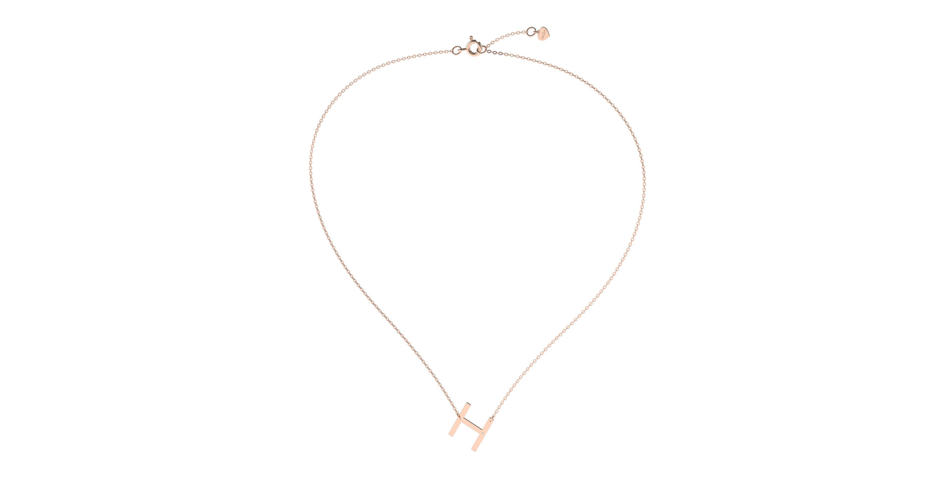 Diamond necklace Big Line H