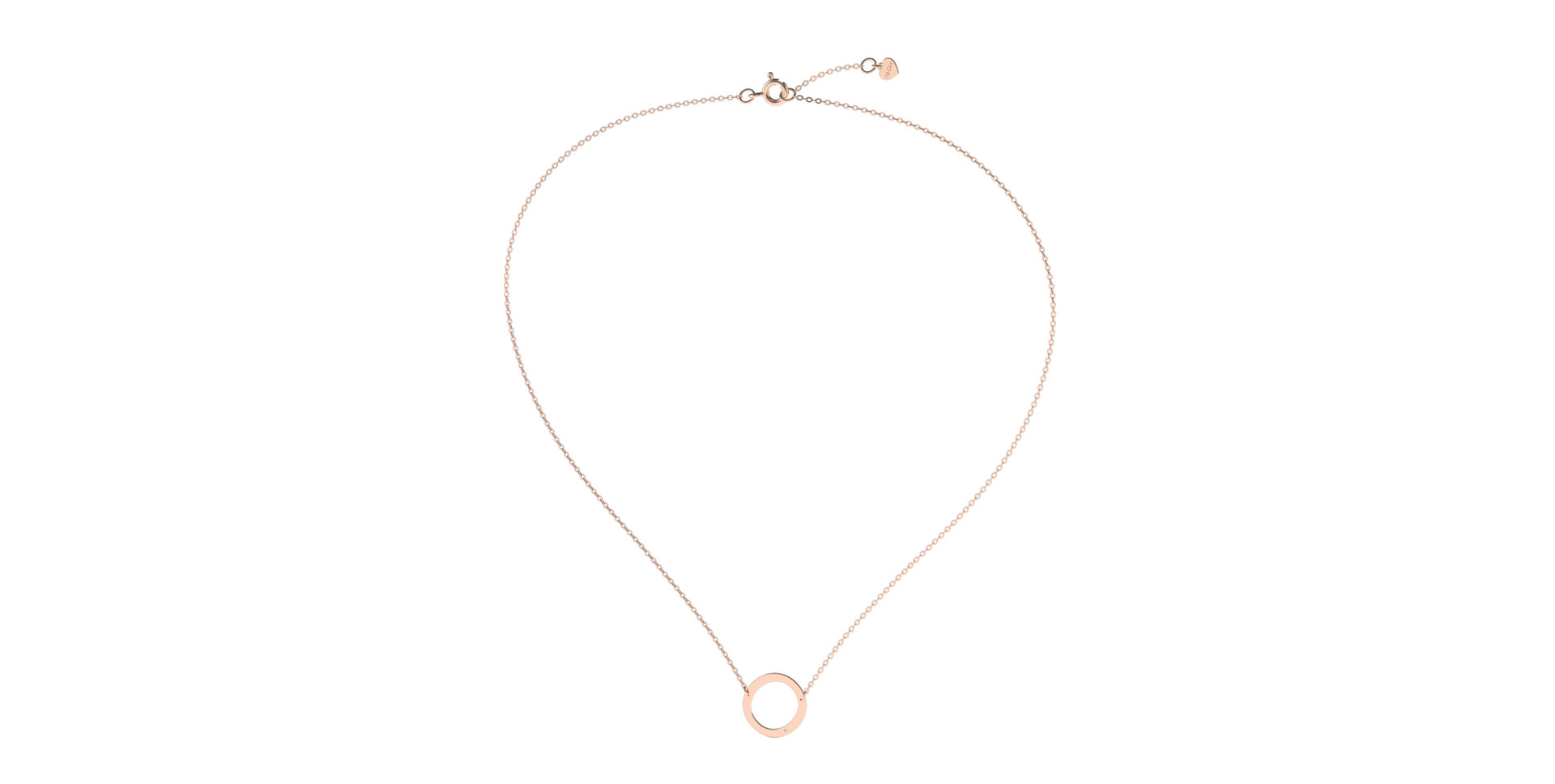 Diamond necklace Big Line O