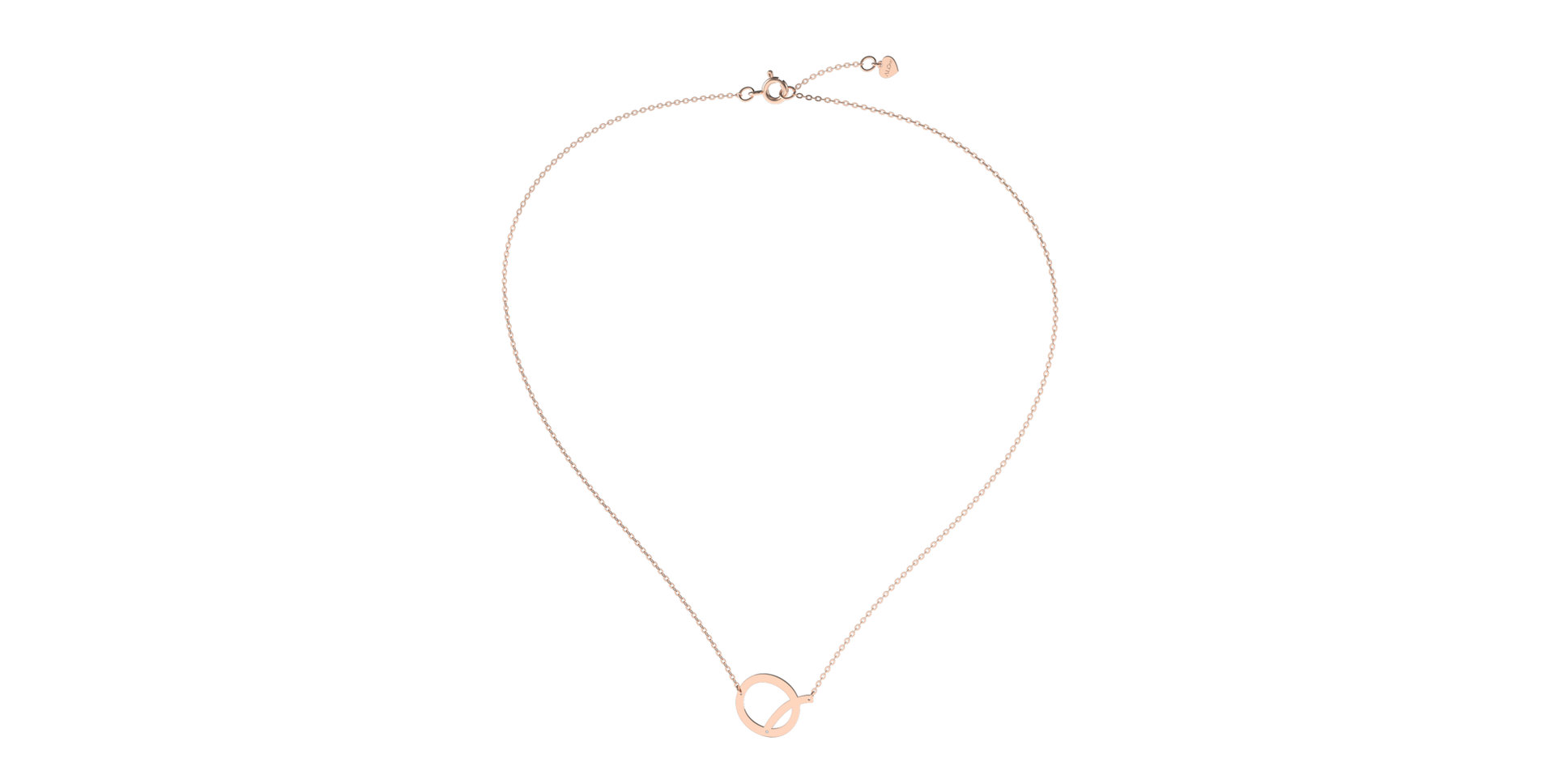 Diamond necklace Big Line Q