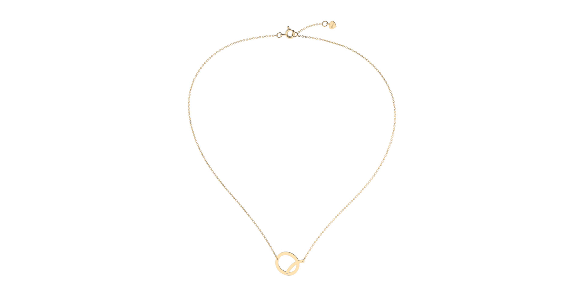 Diamond necklace Big Line Q