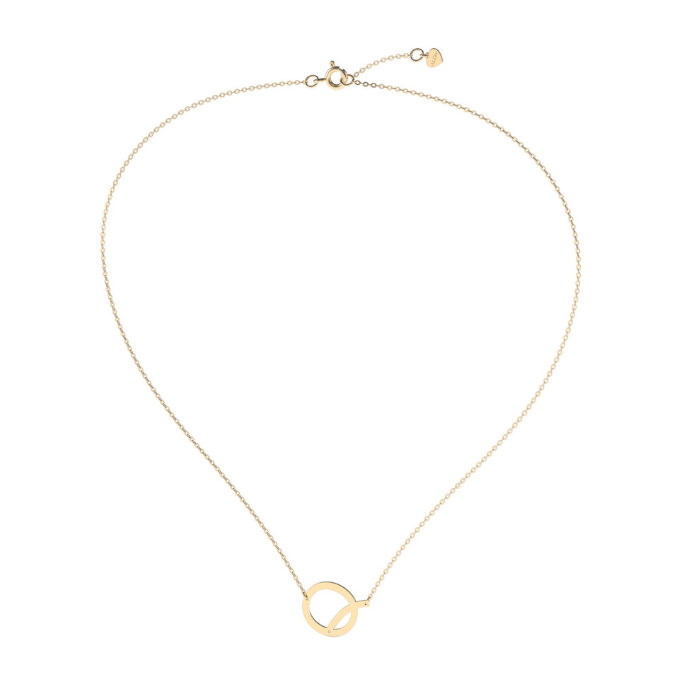 Diamond necklace Big Line Q