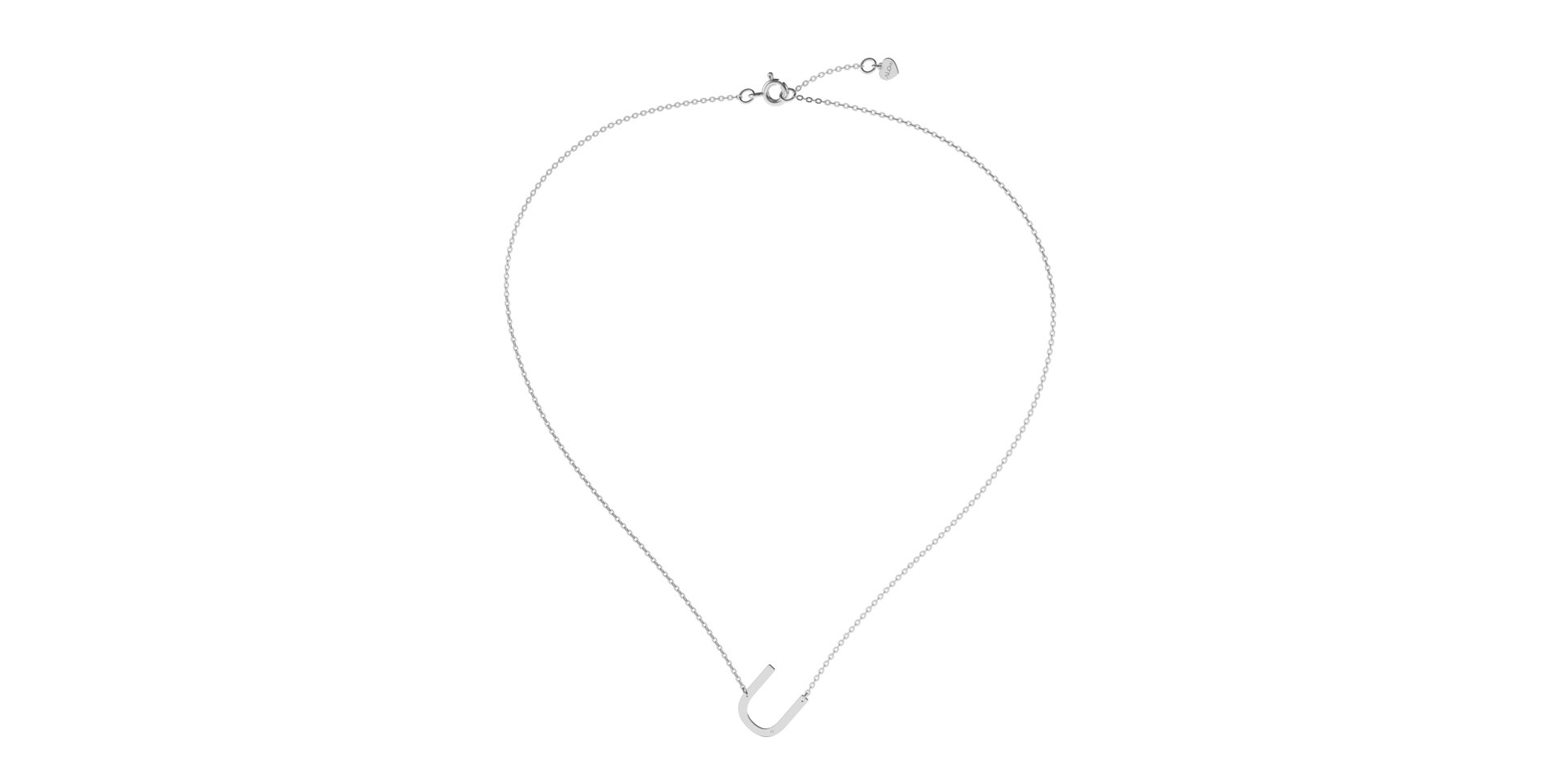 Diamond necklace Big Line U
